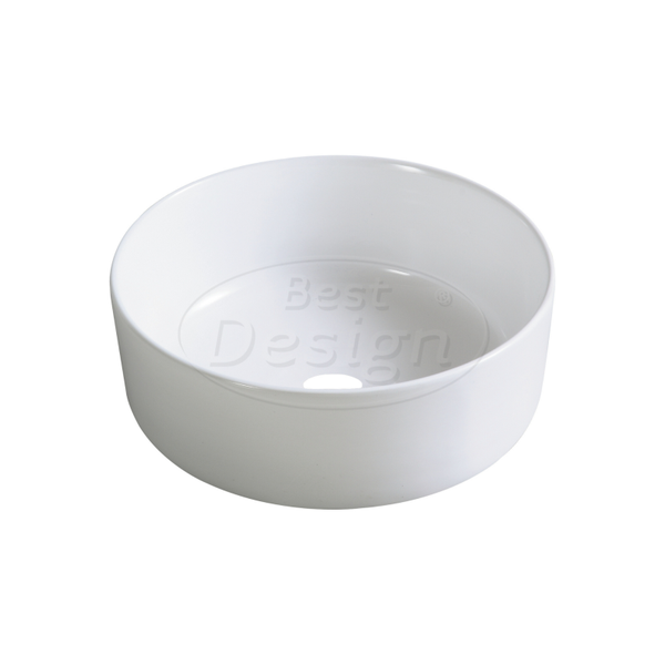 Best Design - Sante opbouw-waskom Ø=31cm H=12,5cm Glans-Wit