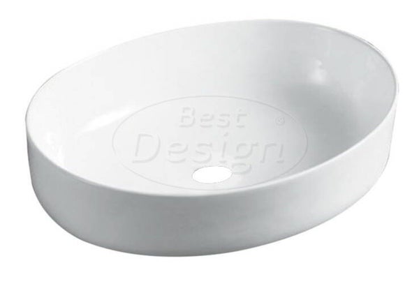 Best Design - Yssel opbouw-waskom 51,5x37,5x14,5cm Glans-Wit