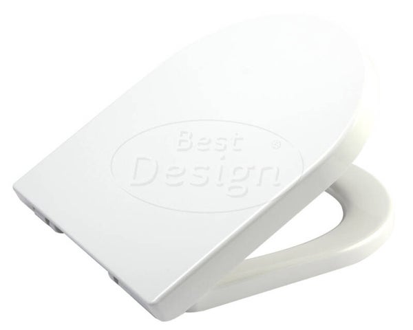 Best Design - Toiletzitting soft-closing Molina Glans-Wit