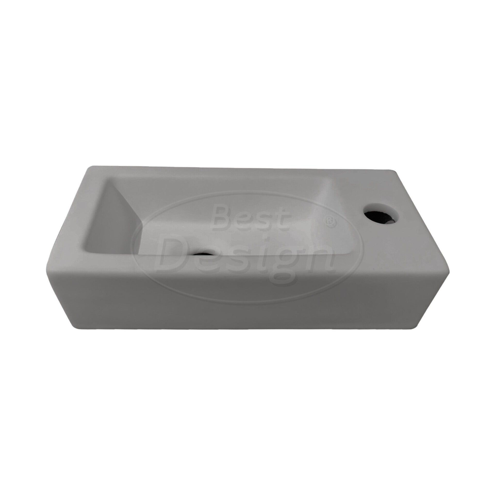 Best Design - Farnetta fontein Rechts 37x18x9cm mat-grijs