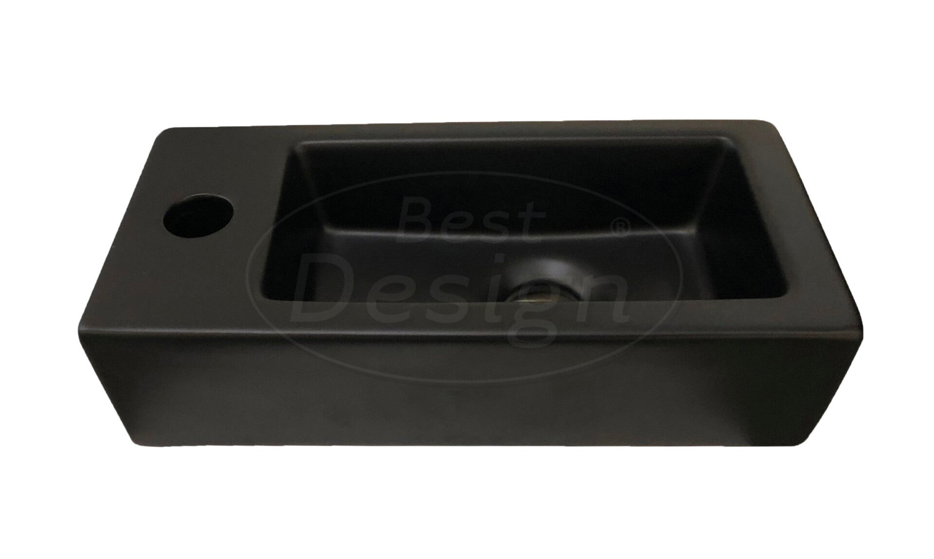 Best Design - Farnetta fontein Links 37x18x9cm mat-zwart