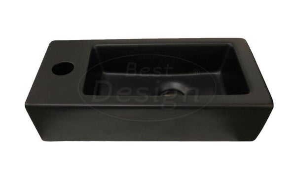 Best Design - Farnetta fontein Links 37x18x9cm mat-zwart