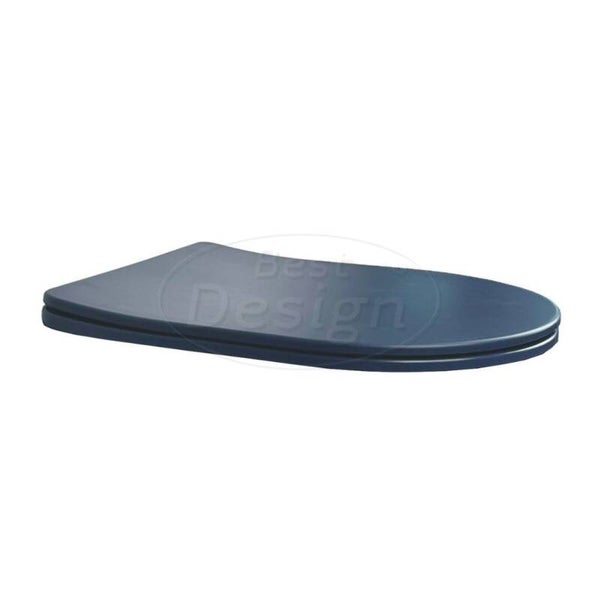 Best Design - Toiletzitting soft-closing Morrano-49 Mat-donkerblauw ter vervanging