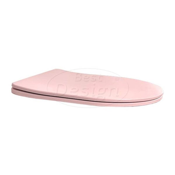 Best Design - Toiletzitting soft-closing Morrano-49 Mat-lichtroze ter vervanging