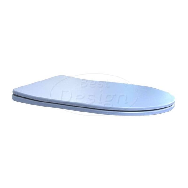 Best Design - Toiletzitting soft-closing Morrano-49 Mat-lichtblauw ter vervanging