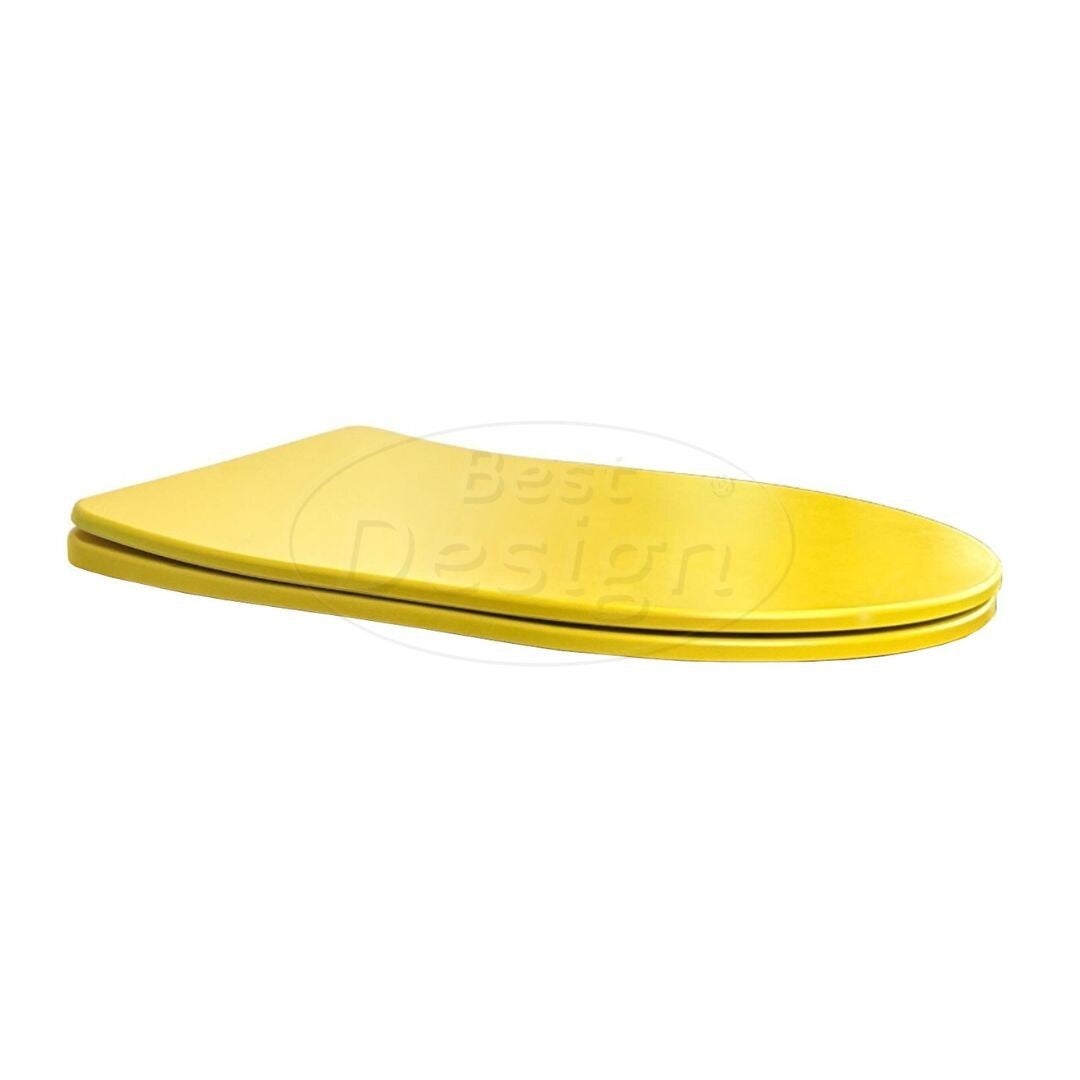 Best Design - Toiletzitting soft-closing Morrano-49 Mat-geel ter vervanging