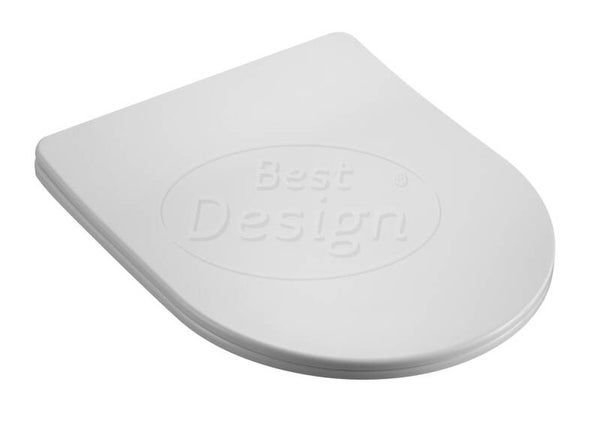 Best Design - Toiletzitting soft-closing Lavina-49 Glans-Wit