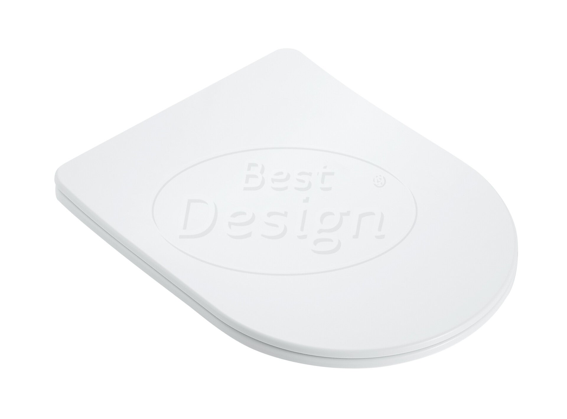 Best Design - Toiletzitting soft-closing Centro Glans-Wit