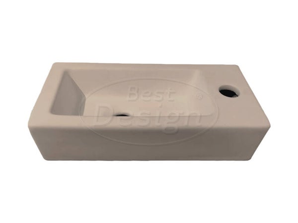 Best Design - Farnetta fontein Rechts 37 x 18 x 9 cm mat-khaki