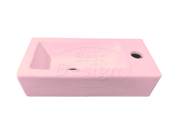 Best Design - Farnetta fontein Rechts 37 x 18 x 9 cm mat-lichtroze