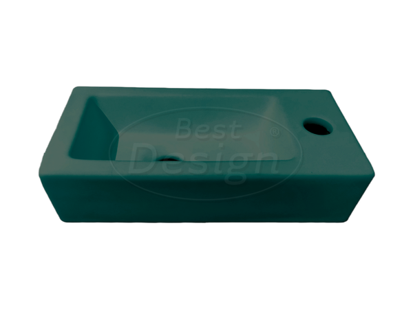 Best Design - Farnetta fontein Rechts 37 x 18 x 9 cm mat-atrovirens