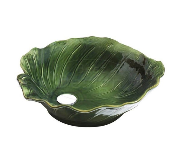 Best Design - Leaf-Green opbouw-waskom diam: 475 mm Groen
