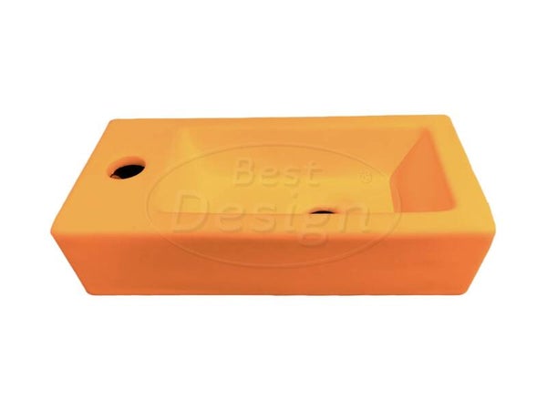 Best Design - Farnetta fontein Links 37 x 18 x 9 cm mat-oranje