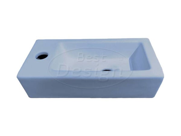 Best Design - Farnetta fontein Links 37 x 18 x 9 cm mat-lichtblauw