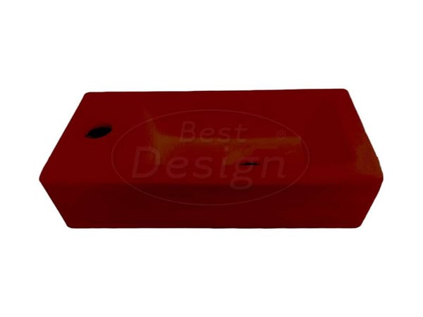 Best Design - Farnetta fontein Links 37 x 18 x 9 cm mat-donkerrood