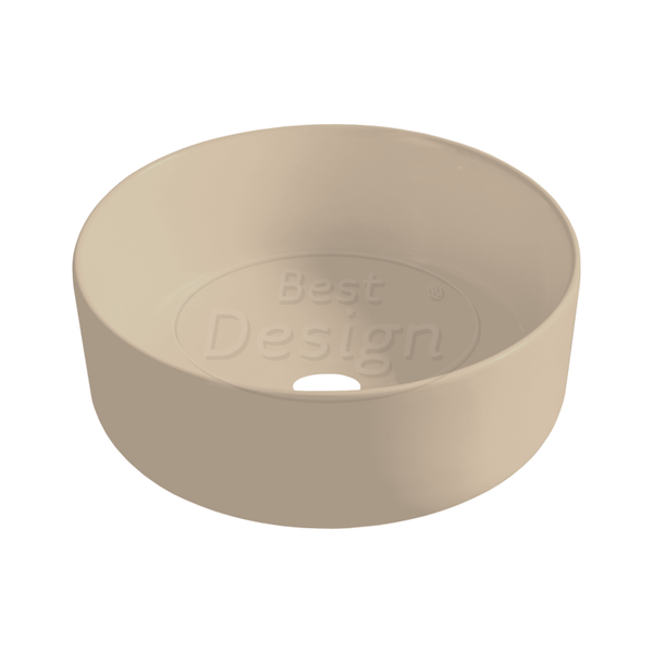 Best Design - Luzz opbouw-waskom Ø=40cm x H=12cm mat-khaki