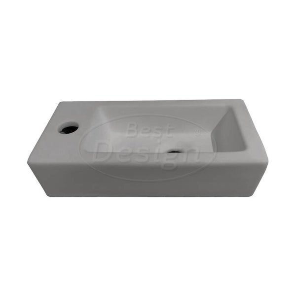 Best Design - Farnetta fontein Links 37x18x9cm mat-grijs