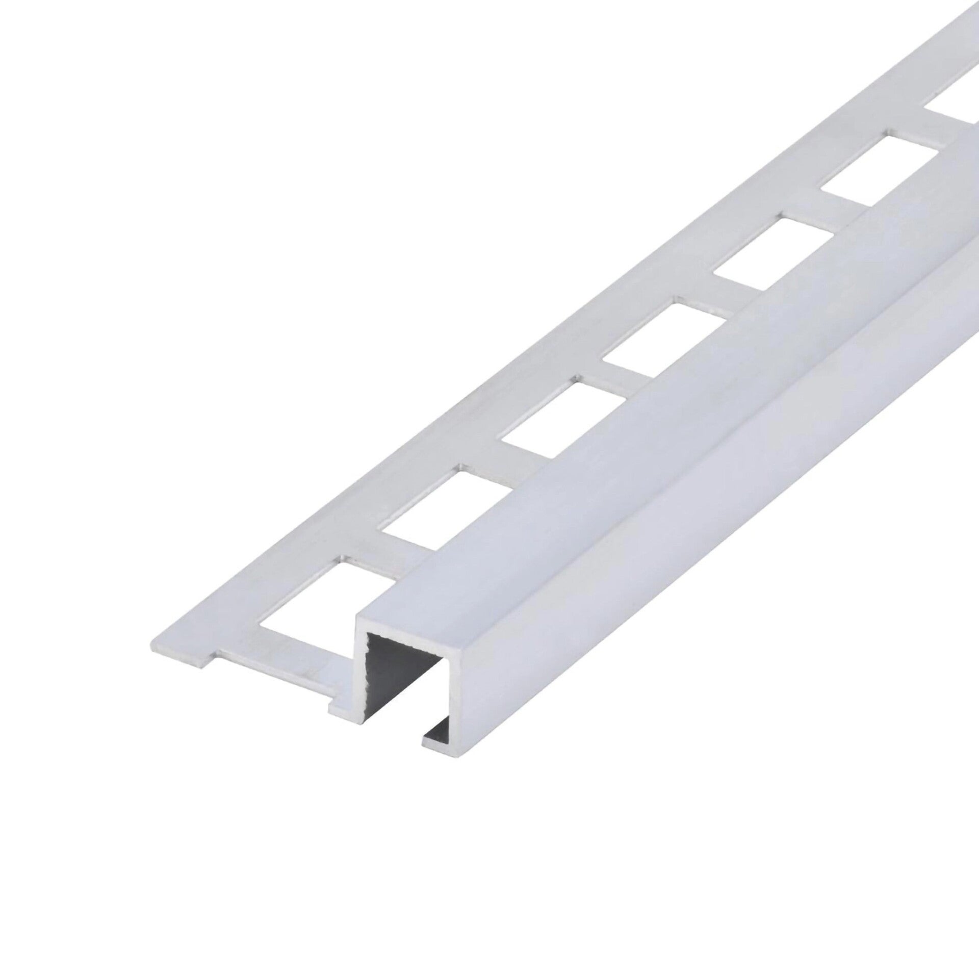 Blanke - Aluminium Recht Wit 10 mm 250 cm