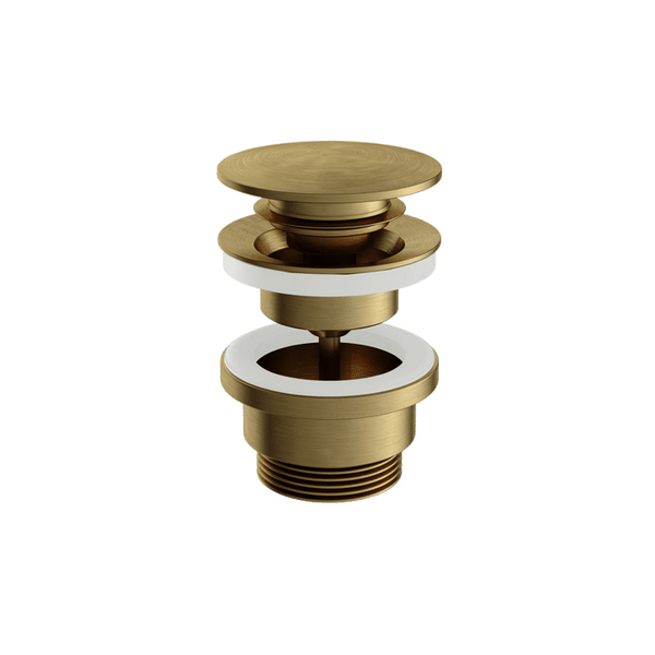 Hotbath - Archie AR710 Clickplug met schroef rond voor wastafel