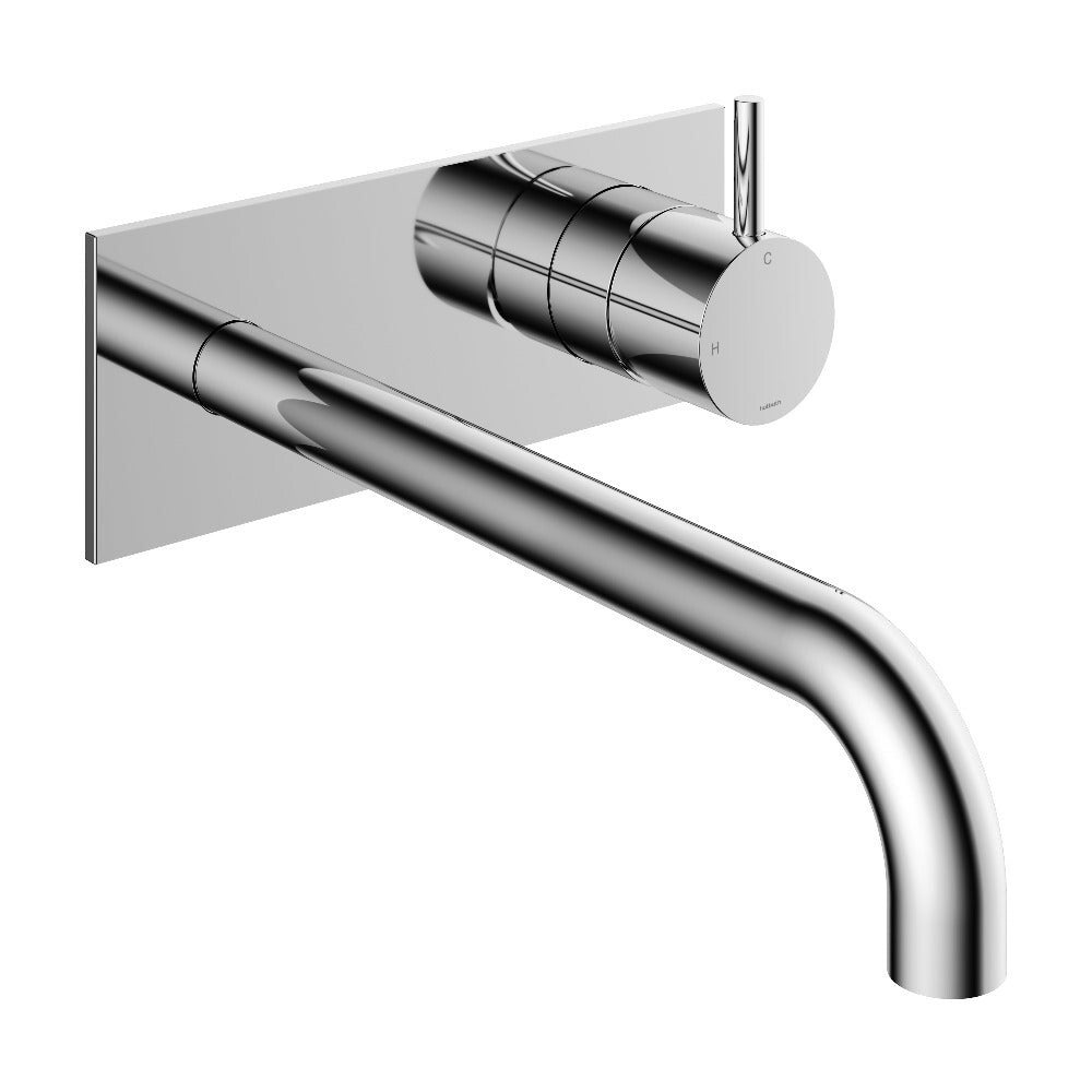 Hotbath - Cobber CB106 Inbouw Wastafelkraan 18cm (met plaat)