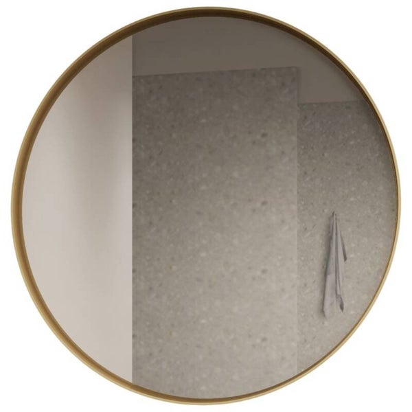 Gliss Design - Asteri Ronde Badkamerspiegel (Mat Goud)