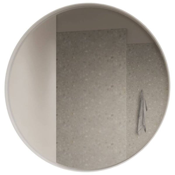 Gliss Design - Asteri Ronde Badkamerspiegel (Mat Wit)