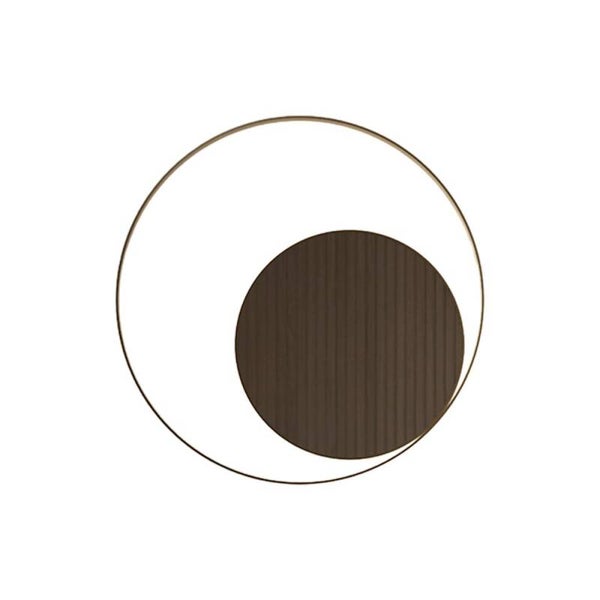 Gliss Design - Kosmos Ronde LED Badkamerspiegel (Mat Goud)