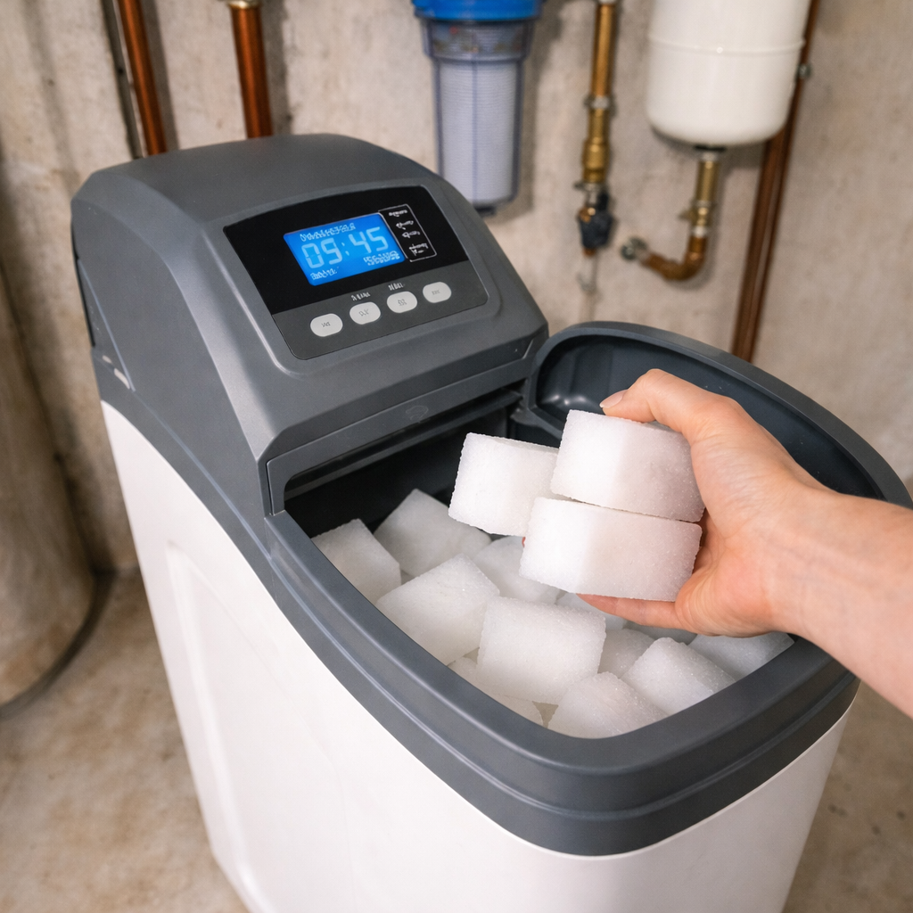 CompleetSanitair Collectie – Waterontharder met Dubbel Reservoir