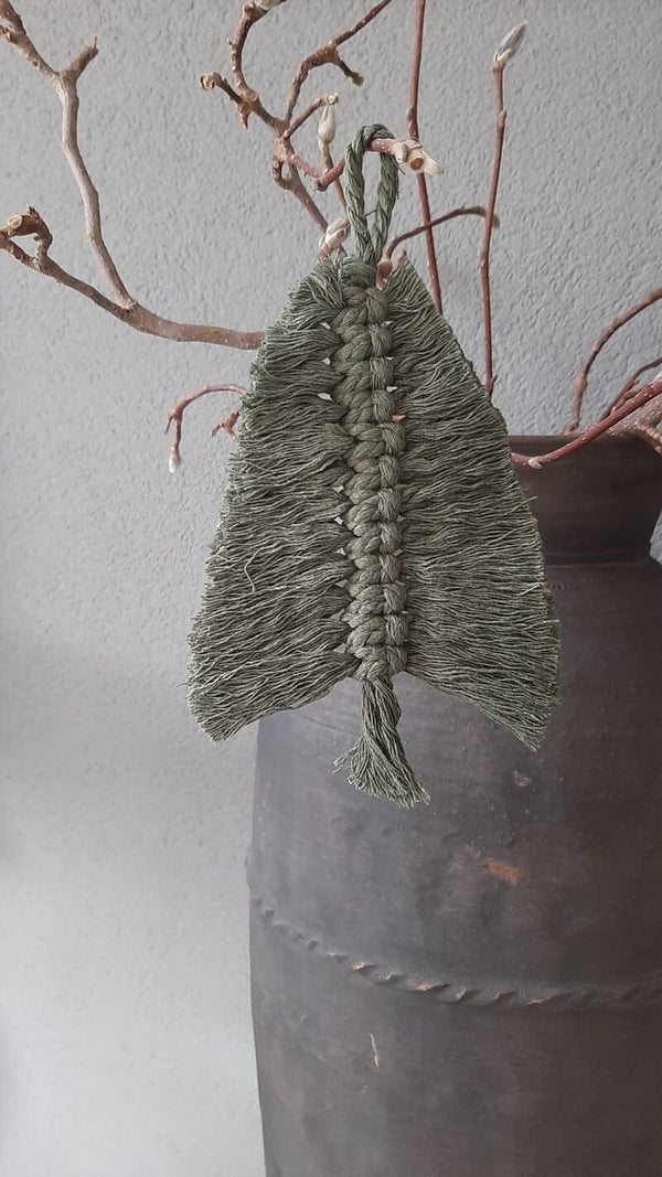 Macrame kerstboompje