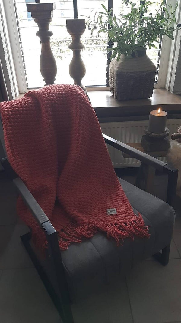 Woondeken oud roze 10