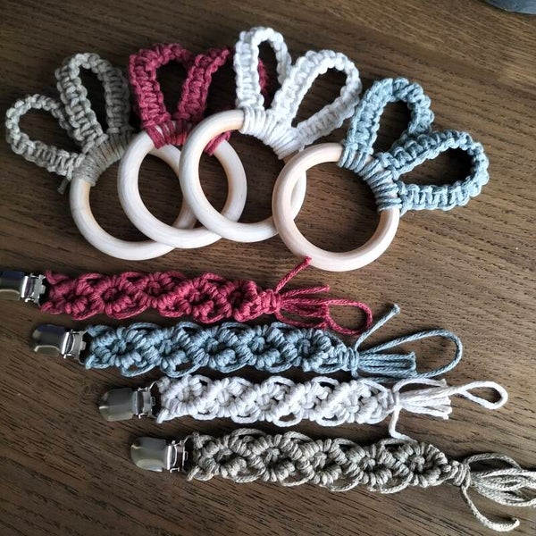 Setje speenkoord + bijtring