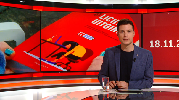 nieuws op tv over burn-out