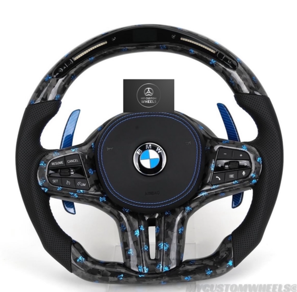 BMW G Series Led Forged Steering Wheel With Airbag Cover + Additonal Functions