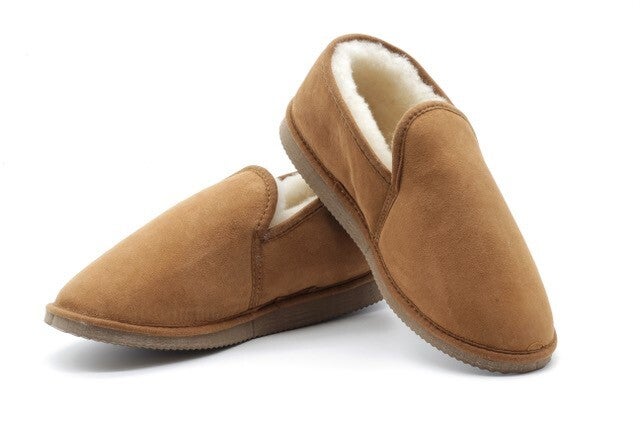 Schapenvacht pantoffel + zool "Pala"