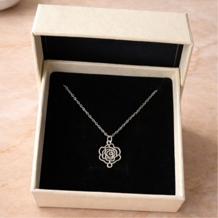 Ketting Rosalia Éternelle - Zilverkleur