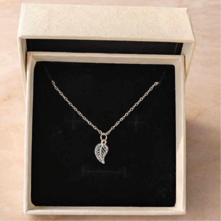 Ketting Aveline Natura - Zilverkleur