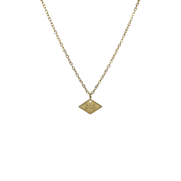 Ruit ketting goud