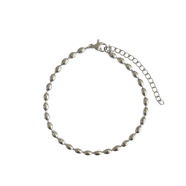 Bolletjes armband zilver
