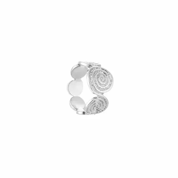 rondjes ring zilver