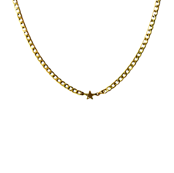 Ster ketting goud