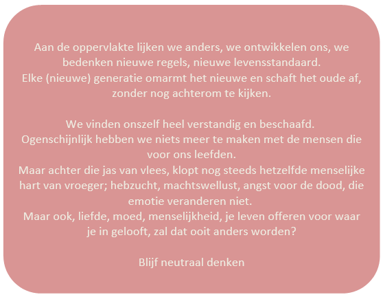 Foto Blijf Neutraal denken