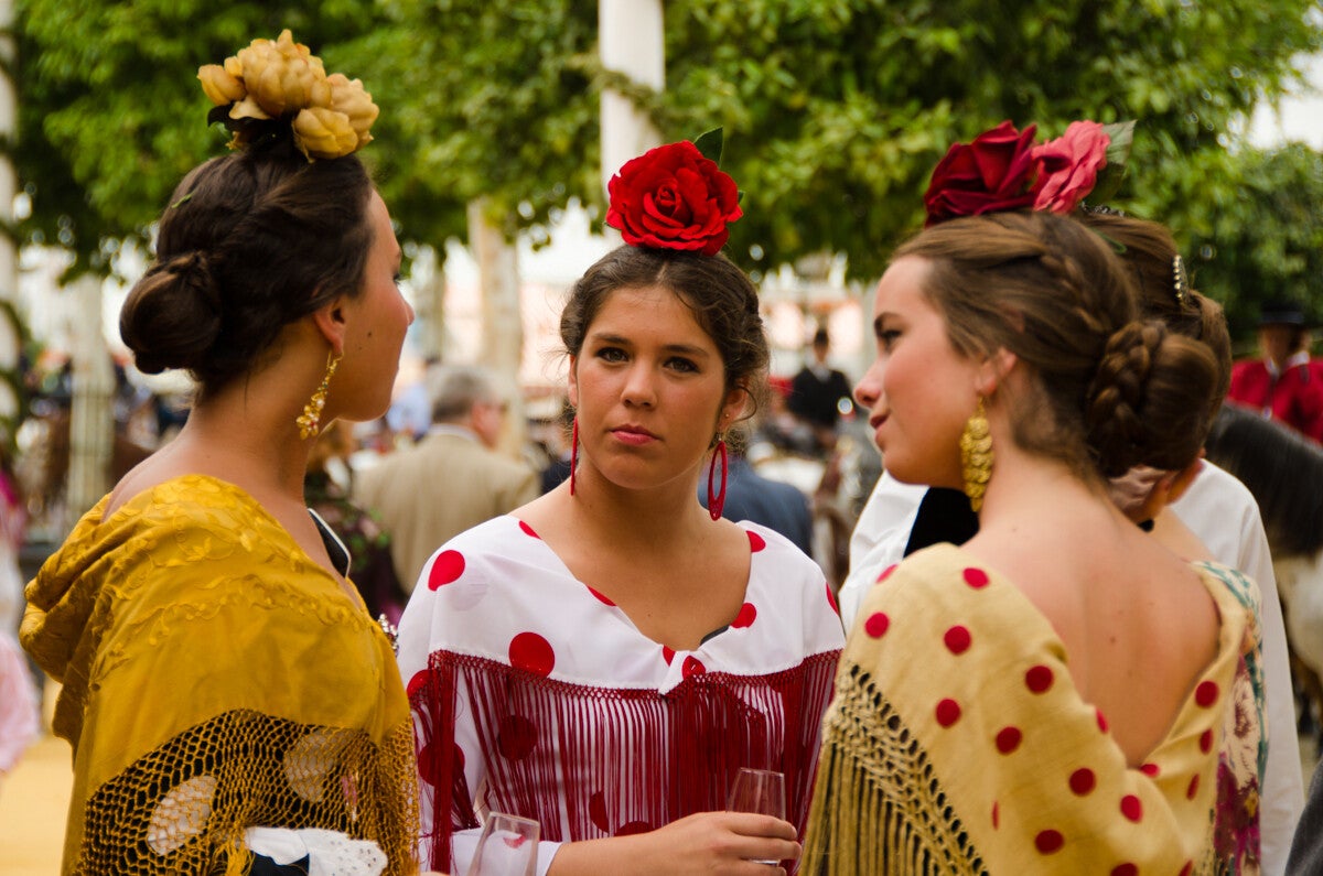 Feria de Abril de Sevilla, España.