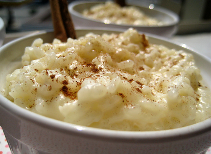 Arroz con leche, postre típico de España.