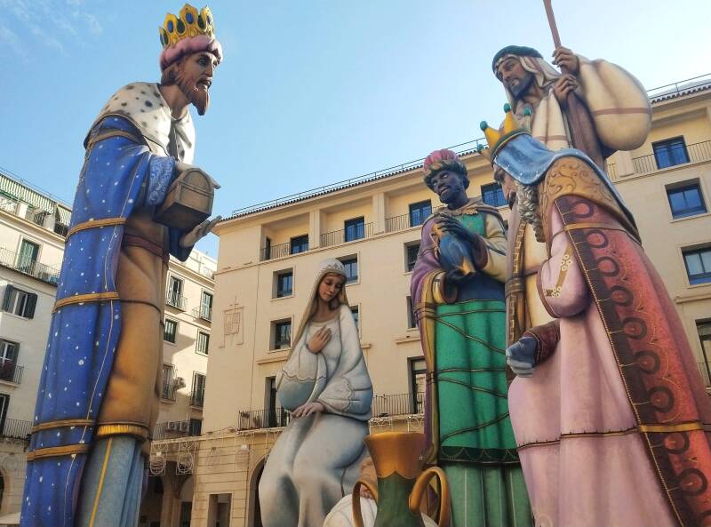 Uno de los belenes más espectaculares de España, el belén gigante de Alicante.