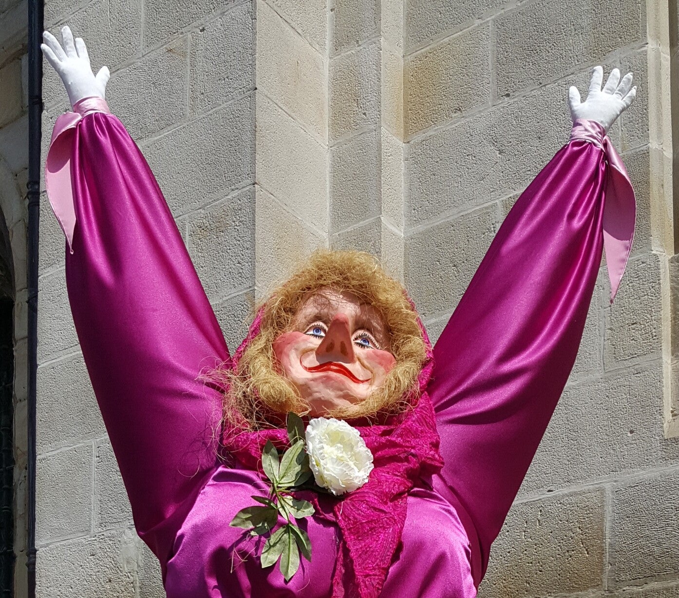 Personaje típico de la Aste Nagusia, Mari Jaia, la Semana Grande de Bilbao