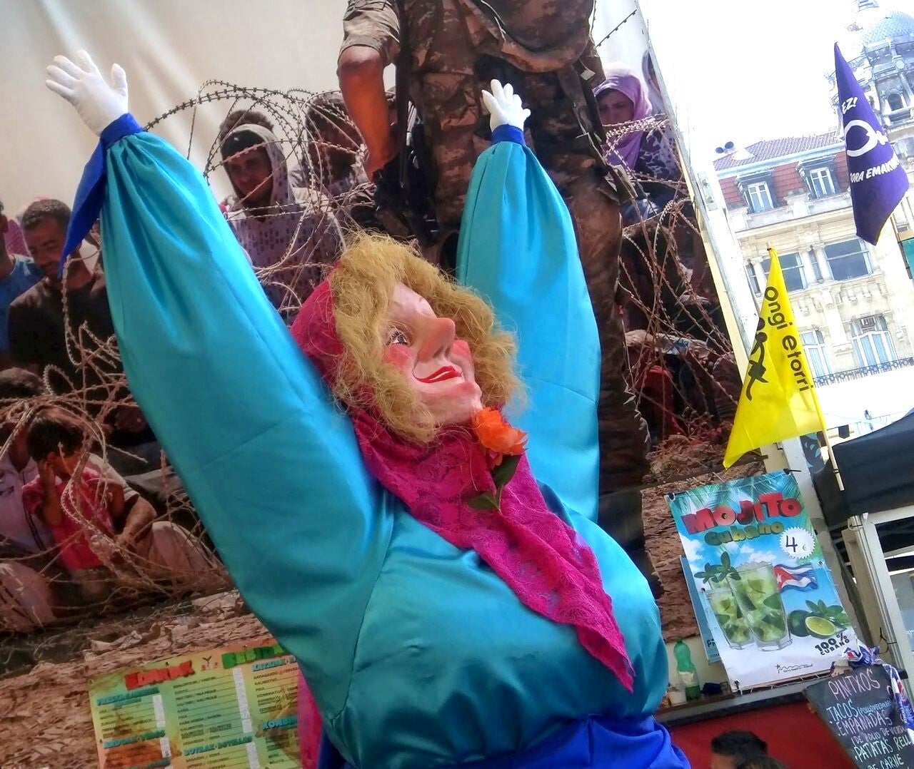 Marijaia, símbolo de la Aste Nagusia de Bilbao