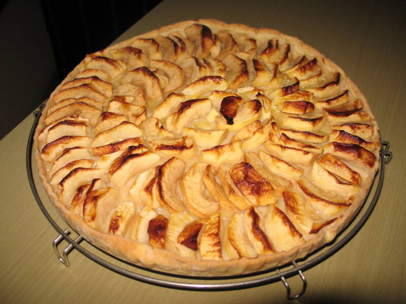 Tarta de manzana.
