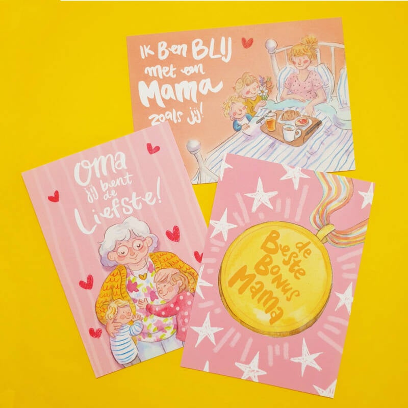 Nieuwe Moederdag kaarten van Gemaakt door Kim