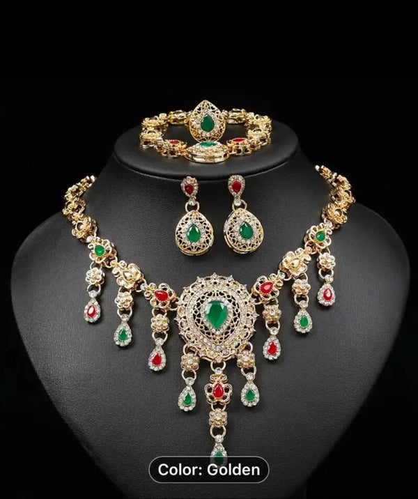 Golden, Colorful women’s wedding sets