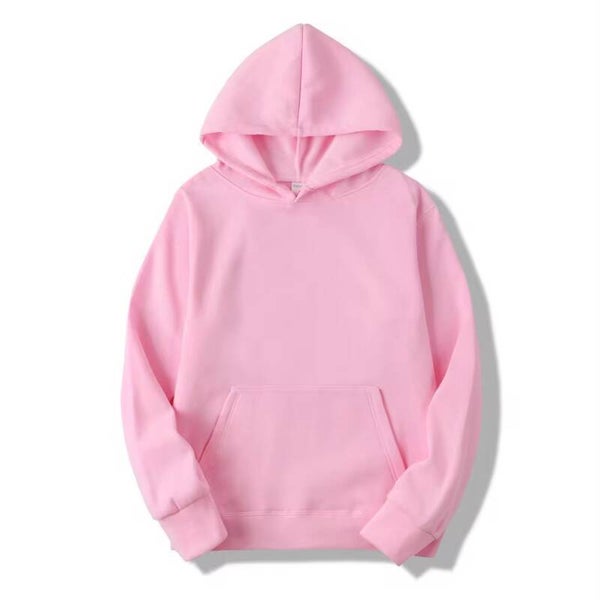 Sublimation Hoodies Blank Light Pink Hoodie 100% Polyester Hoodies